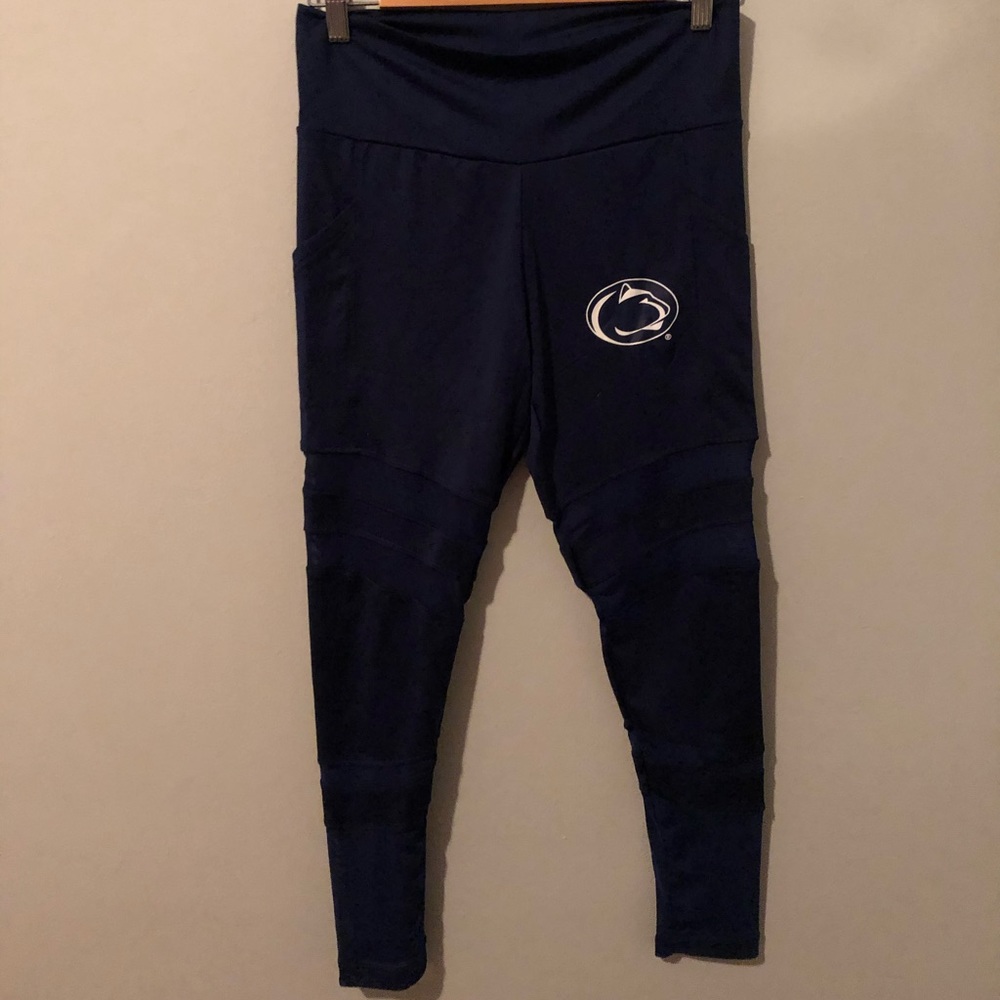 Penn State Leggings with Mesh Cutouts